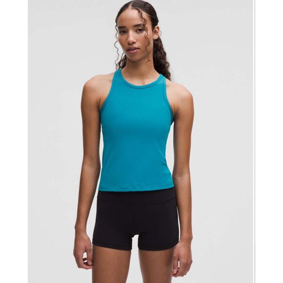 Lululemon Align Waist-Length Racerback Size 14 Hawaiian Blue NWT - Picture 1 of 6